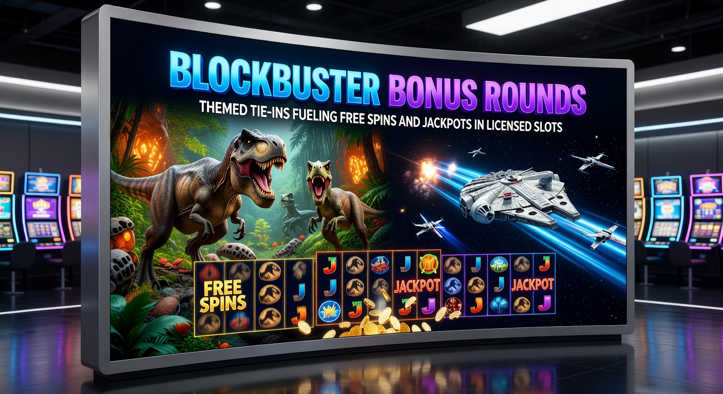 Vibrant slot machine screen displaying a blockbuster movie-themed bonus round with exploding symbols and jackpot counters lighting up