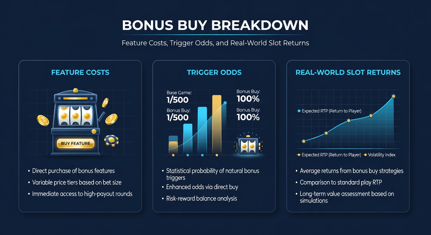 Close-up of a slot paytable highlighting bonus trigger probabilities and RTP breakdowns with charts