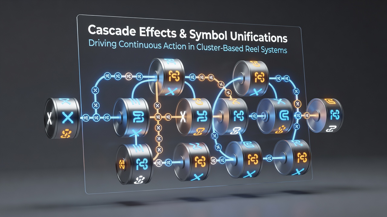 Detailed view of symbol unification process during cascading reels