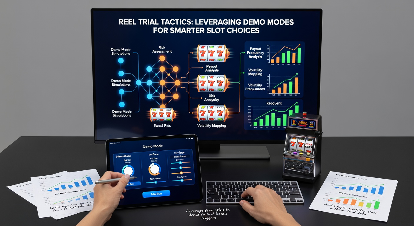 Vibrant slot machine demo screen displaying spinning reels with bonus features activated, highlighting free play mechanics