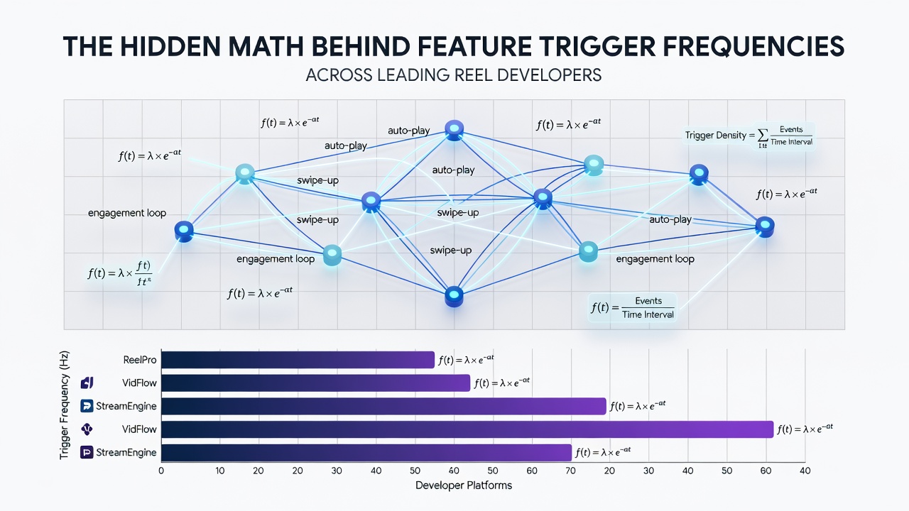 Detailed probability distribution graphs comparing feature triggers from different slot developers