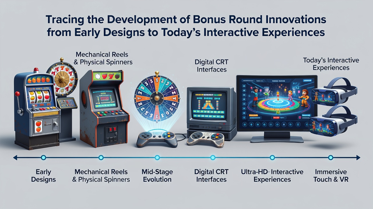 Modern interactive slot bonus round with player choice elements and animated sequences