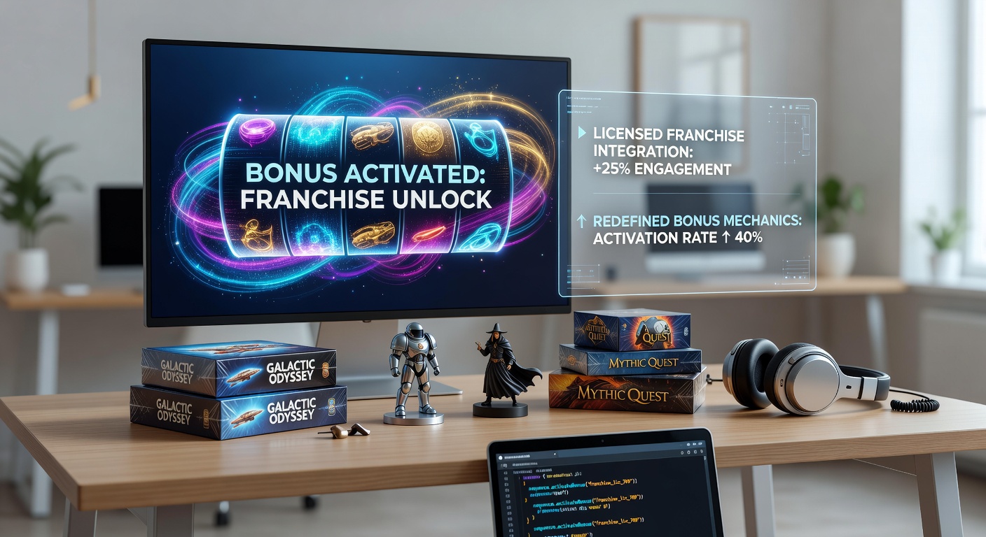 Digital slot interface displaying integrated franchise characters during bonus trigger sequence